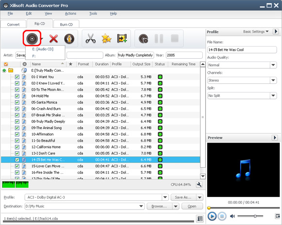 best cd to mp3 ripping software