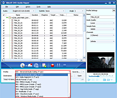 Xilisoft DVD Audio Ripper