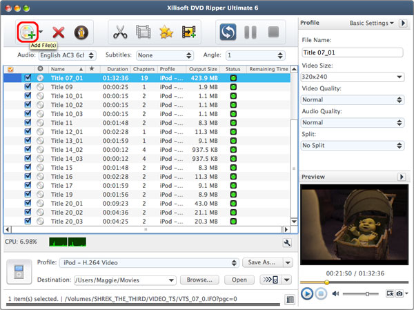 Xilisoft DVD Ripper Ultimate For Mac