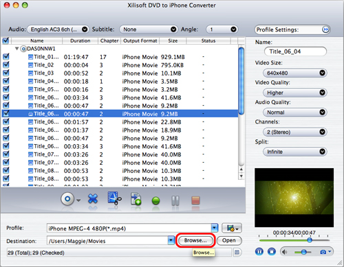 Xilisoft DVD to iPhone Converter for Mac