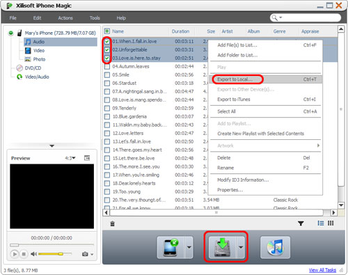 How to transfer iPhone files