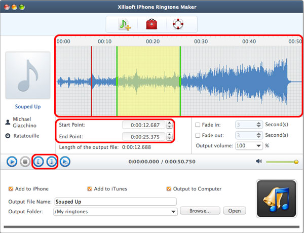 Xilisoft iPhone Ringtone Maker for Mac