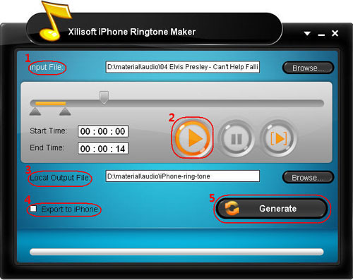 Create iPhone ringtone