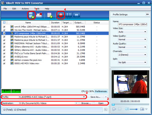 mov to mp4 converter windows