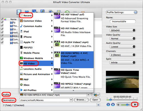 Convert video on Mac, Mac video converter