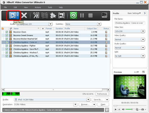 Convert FLV to MP4, FLV to MP4 converter