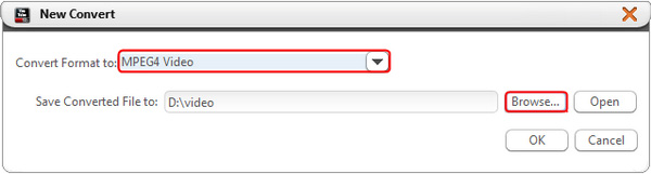 Convert FLV/MP4 videos to other video formats