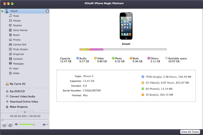 Xilisoft iPhone Magic Platinum for Mac 